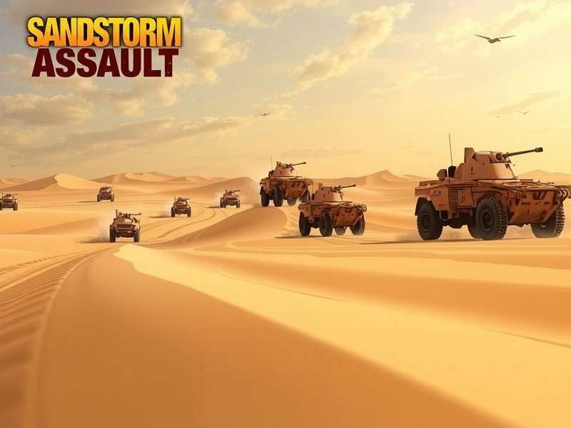 Thar Desert Battle Map in Sandstorm Assault Sandstorm Assault Desert Map