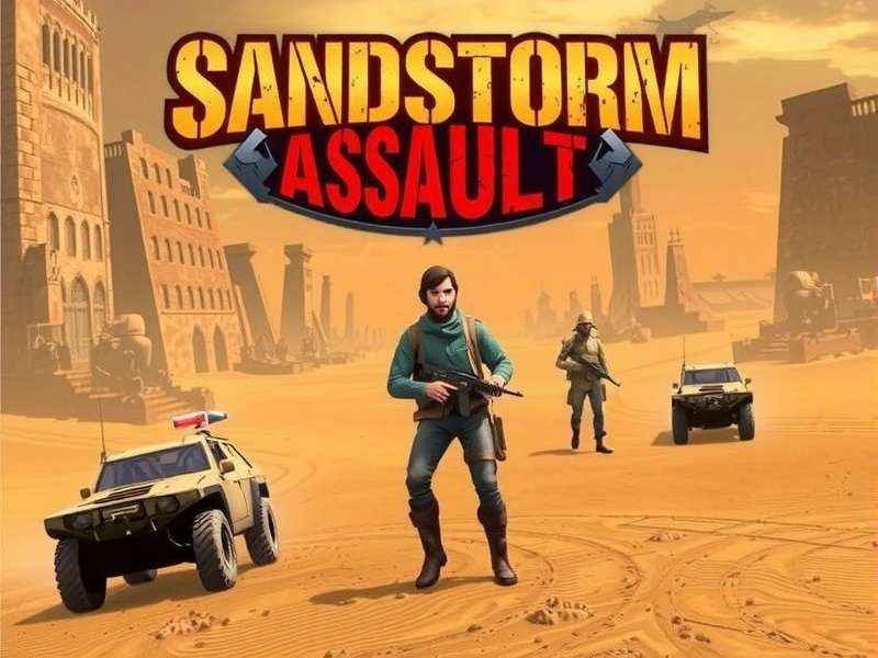 Sandstorm Assault Indian Front Action Gameplay Sandstorm Assault Indian Front Game Banner